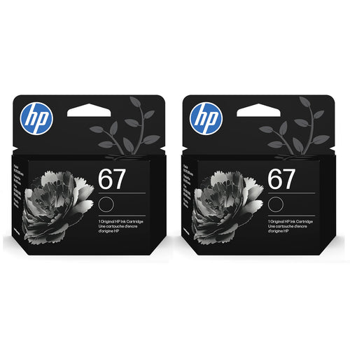 HP 67 Black Ink Cartridge | Eligible for Instant Ink | 3YM56AN