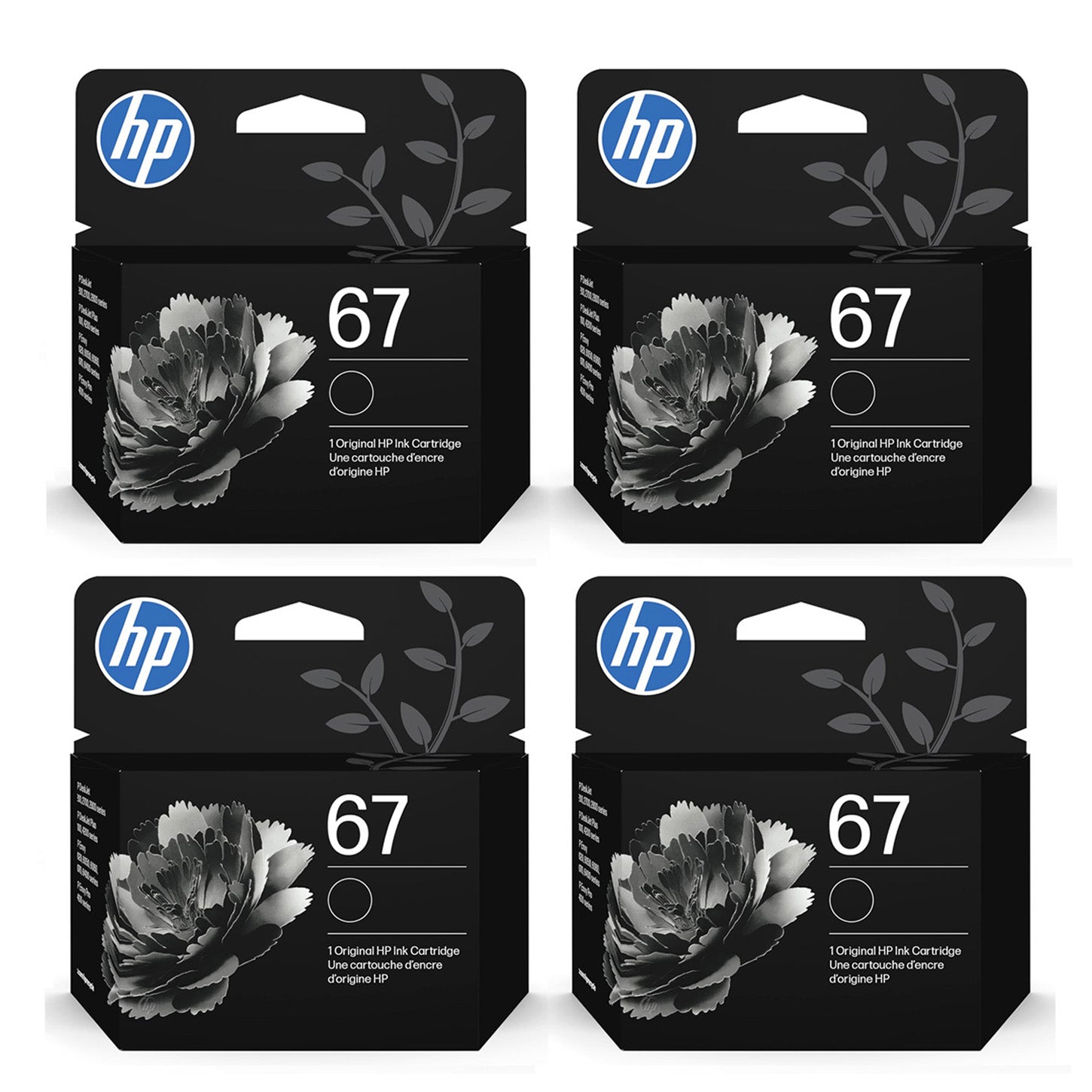 HP 67 Black Ink Cartridge | Eligible for Instant Ink | 3YM56AN