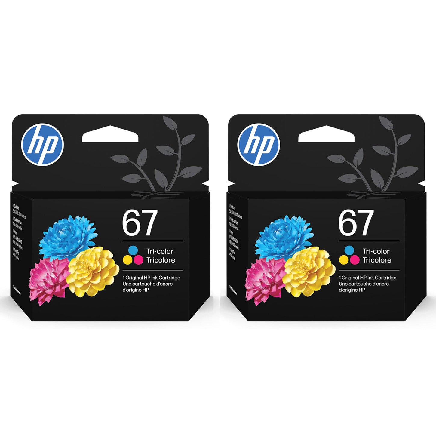 HP 67 Tri-Color Ink Cartridge | Eligible for Instant Ink | 3YM55AN