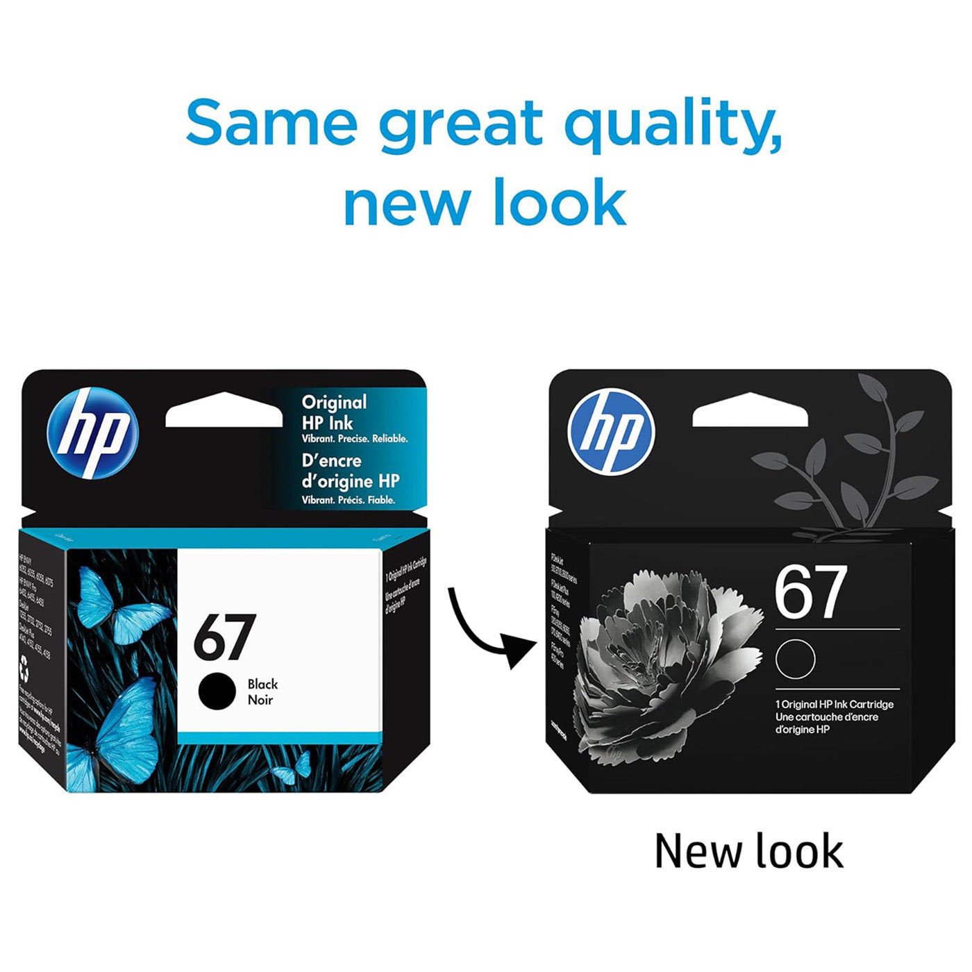 HP 67 Black Ink Cartridge | Eligible for Instant Ink | 3YM56AN