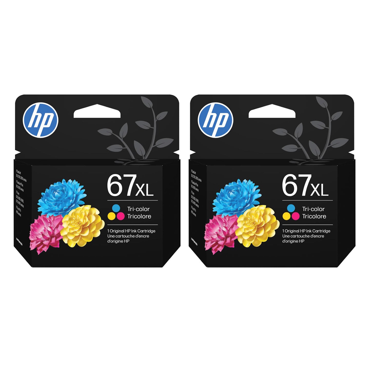 HP 67XL Tri-Color High-Yield Ink Cartridge | Eligible for Instant Ink | 3YM58AN