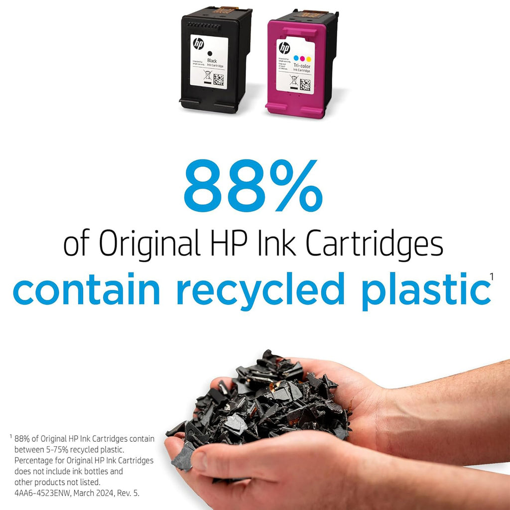 HP 67XL Black High-Yield Ink Cartridge | Eligible for Instant Ink | 3YM57AN